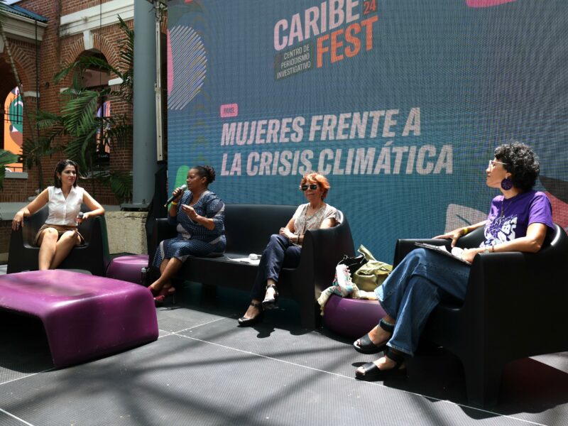 panel Mujeres frente a la crisis climática, en Caribe Fest