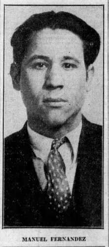 Manuel Fernández entered for robbery Eastern State Penitentiary of Pennsylvania in 1936.